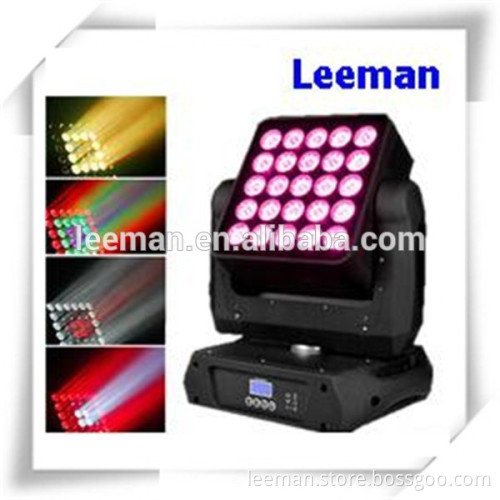 Leeman Group 25x12w 4in1 RGBW led matrix beam moving head wash light